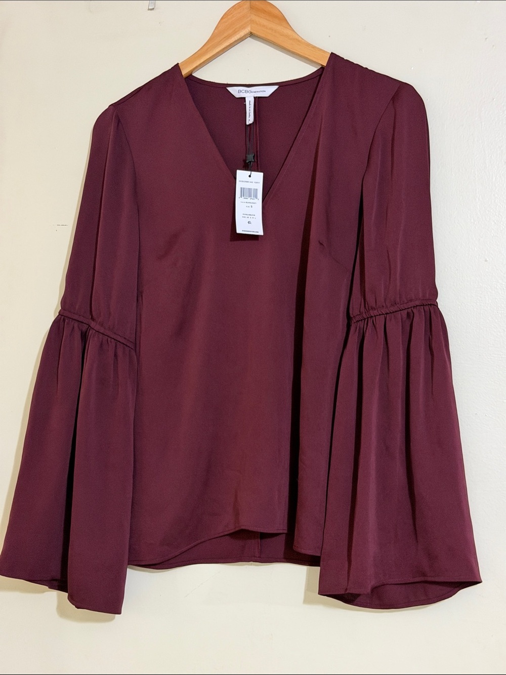 BCBGeneration bell sleeve top